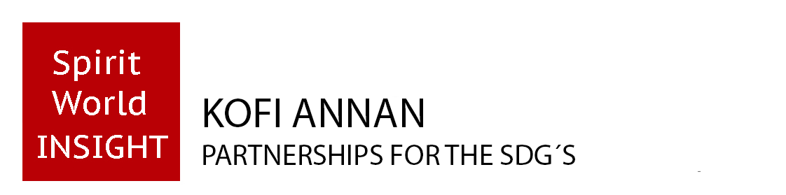 KOFI ANNAN - PARTNERSHIP FOR THE SUSTAINABLE DEVELOPMENT GOALS