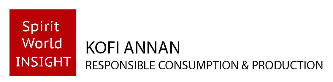 KOFI ANNAN - Responsible Consumption & Production