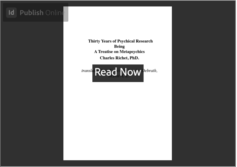 Thirty Years of Psychical Research
Being A Treatise on Metapsychics