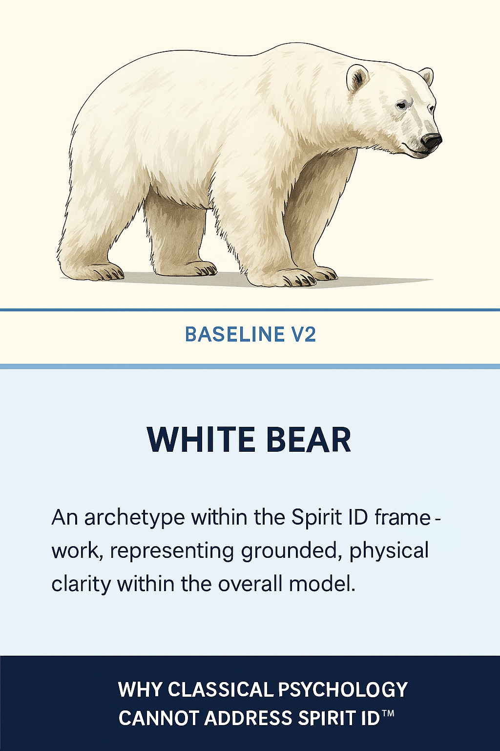 White Bear symbolic icon